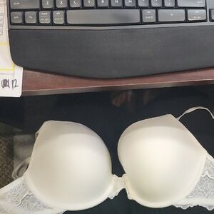 Victoria's Secret White Lace Bra